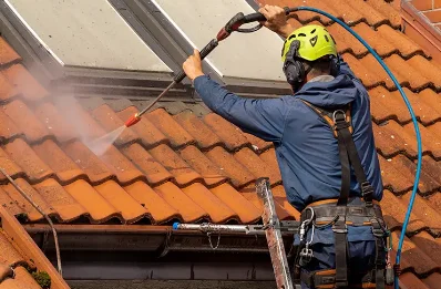 Démoussage et hydrofuge de toiture à Vauclaix
